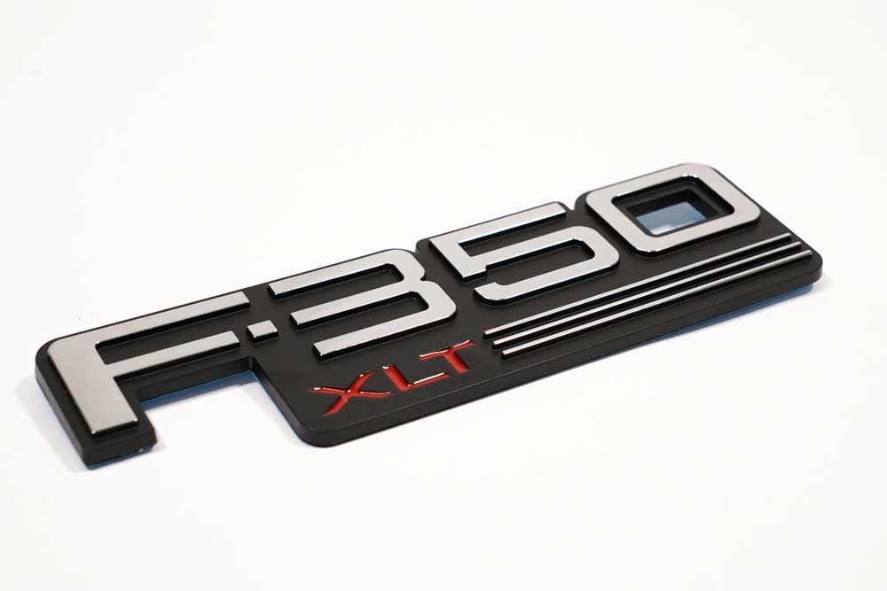 Complete Performance F350 XLT Badge - 1992-1997 Ford F-Series - Image 2