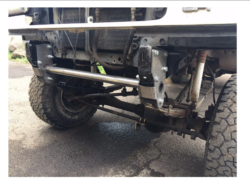 85-91 Ford F-350 4x4 2" Front Shackle Reversal (OBS Spring) - Image 4