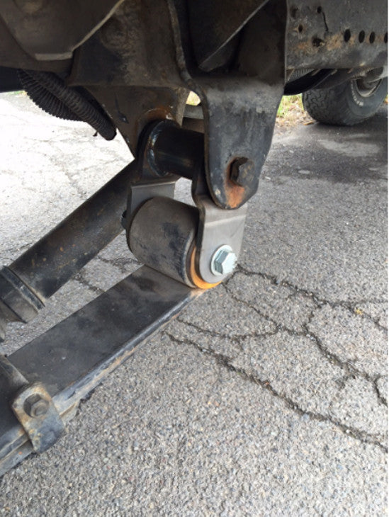 85-91 Ford F-350 4x4 2" Front Shackle Reversal (OBS Spring) - Image 6
