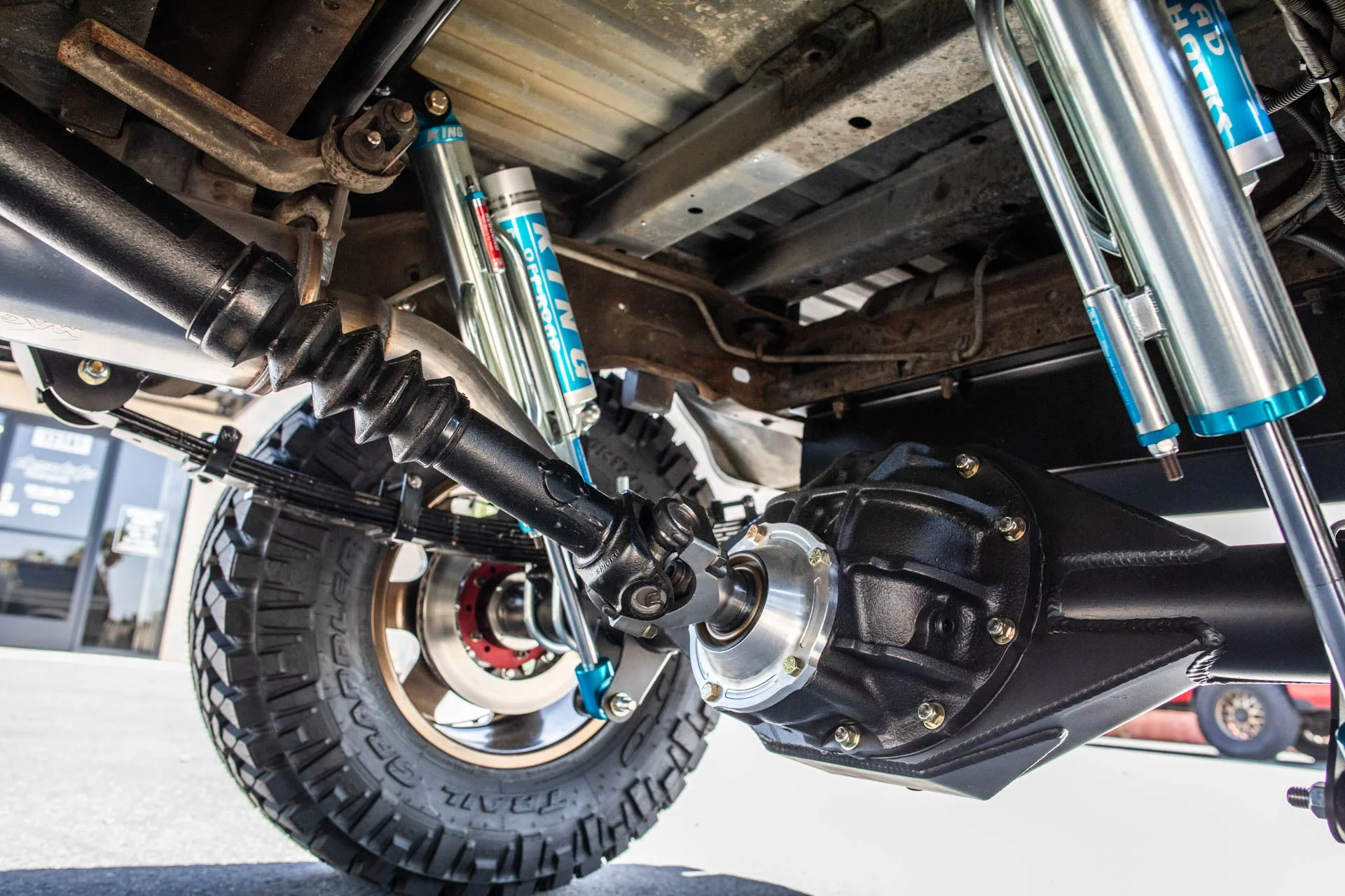 80-96 Bronco Billet Upper Rear Shock Mount for 12” Shocks - Image 4