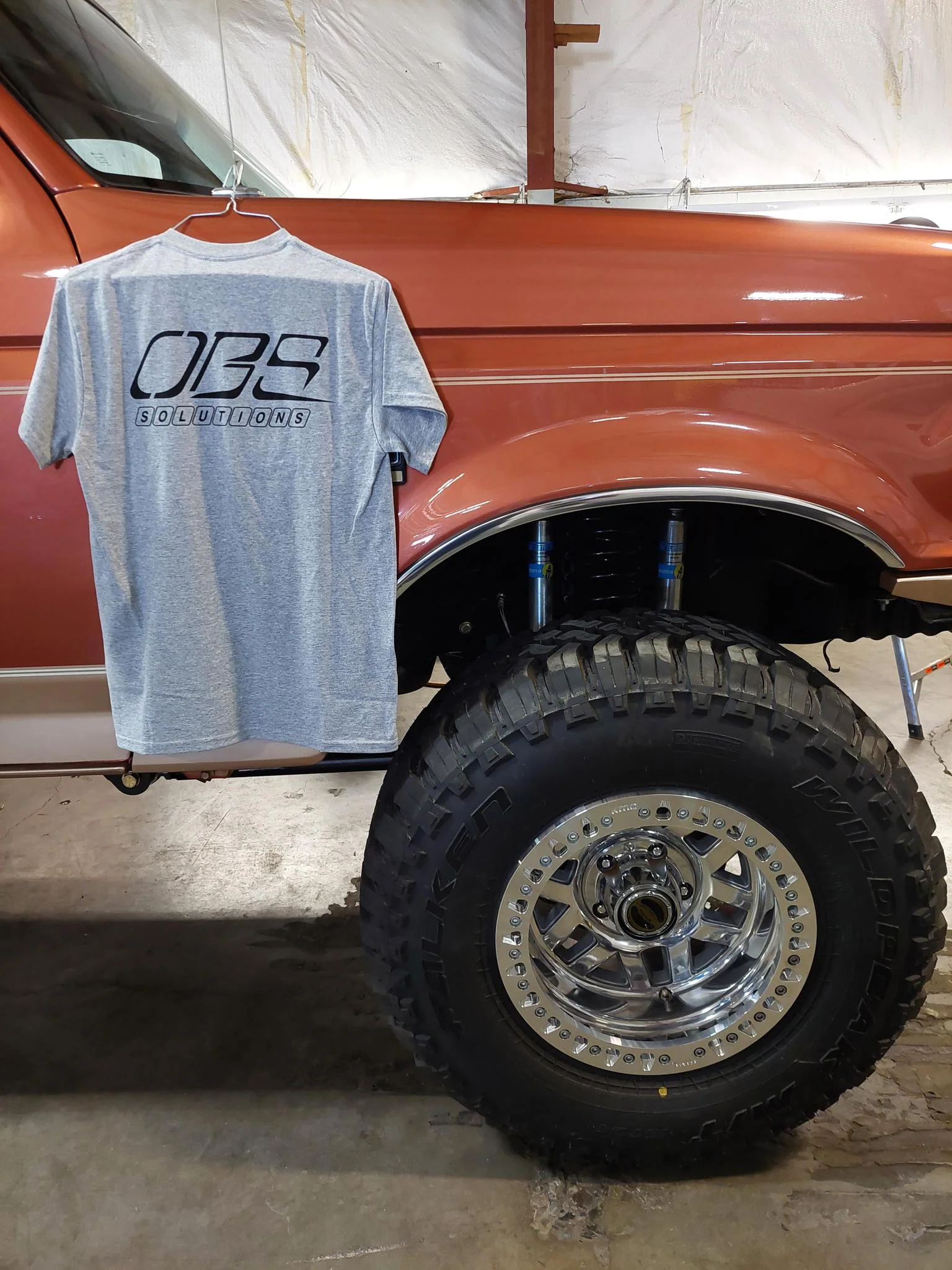 Gray OBS Solutions T-Shirt - Image 4